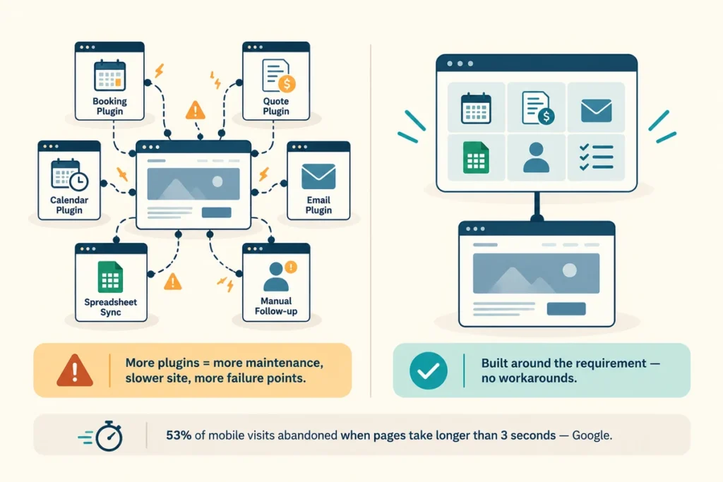 Why Generic Website Features Fall Short